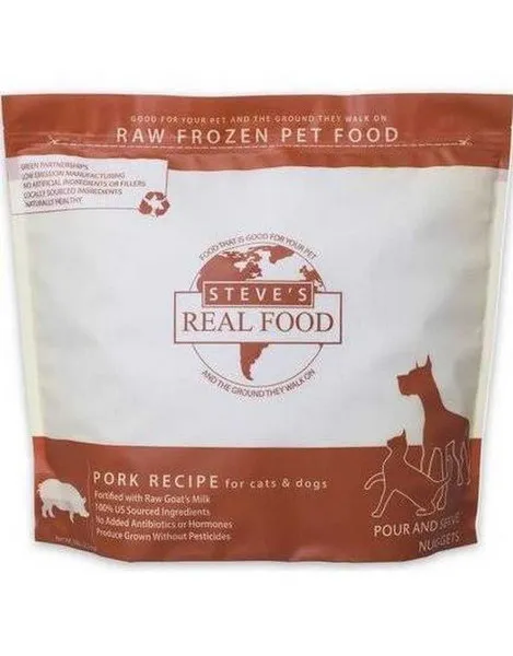 5 Lb Steve's Pork Nuggets For Dogs & Cats - Treat